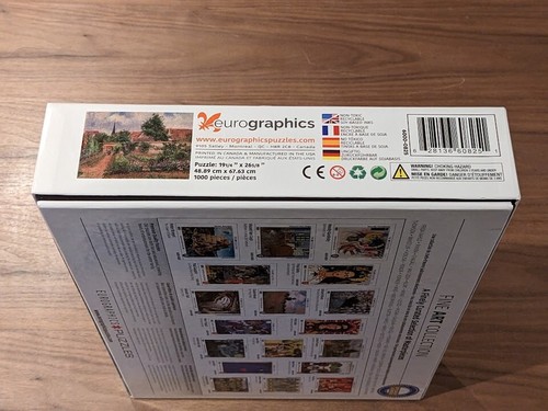 Camille Pissarro 1000pc Jigsaw Puzzle Vegetable Garden Overcast Morning, Eragy - Picture 7 of 8