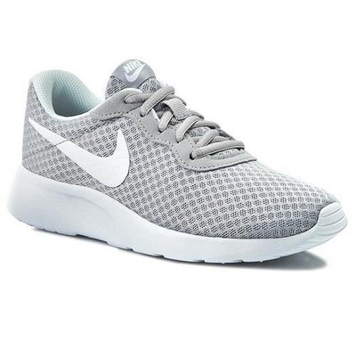 gray running shoes
