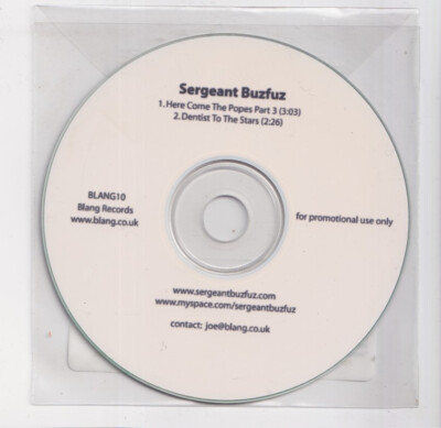 (LL953) Sergeant Buzfuz, Here Comes The Popes Part 3 - 2008 DJ CD