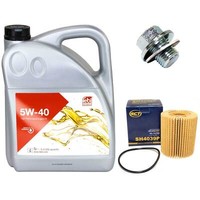 MotoröL Set 5W-40 5 Liter + ÖLfilter + ÖLablassschraube FüR Lexus Gs 300H L1