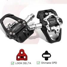 Bicycle Pedal Dual Function MTB Road Bike Self-locking Pedal with Bicycle Cleat