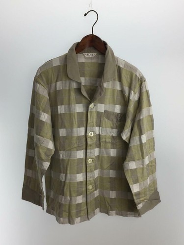 Auth CELINE Pajama's Shirt M Cotton 