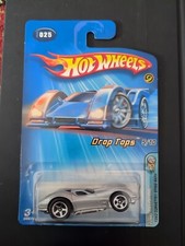 Hot Wheels 1963 Corvette Sting Ray 2005 First Editions Drop Tops 5/10 Silver