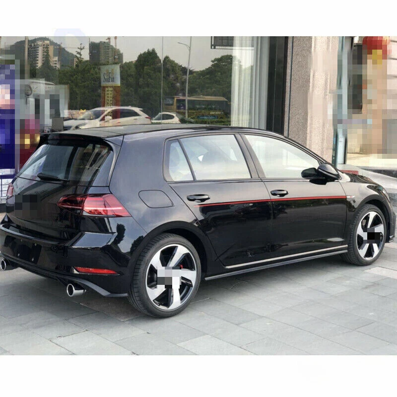 Pegatina línea cintura coche rayas deportivas carreras para Volkswagen Golf MK7 MK6 3-5 puertas Foto 2 de 4