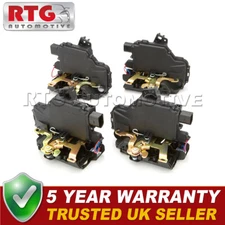 4x Front + Rear Door Lock Actuator For Seat Skoda VW Solenoid Locking Relay