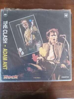 The Clash - Adam Ant - split   (1990 Italian press) Rare!!!punk / new wave 1980s