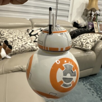 Hallmark Star Wars BB-8 Christmas Tree Ornament Red Box Figure Droid 2018