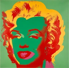 ANDY WARHOL Pop Art Poster or Rolled Canvas Print "Marilyn" Marilyn Monroe #25