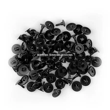 Fits Toyota Pontiac 50PCS 7mm Fender Push Clips Retainer Plastic Rivet Fastener
