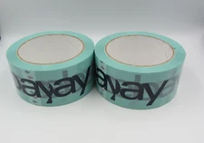 2 Rolls eBay Logo Branded Tape Official Packaging Shipping  Aqua Blue