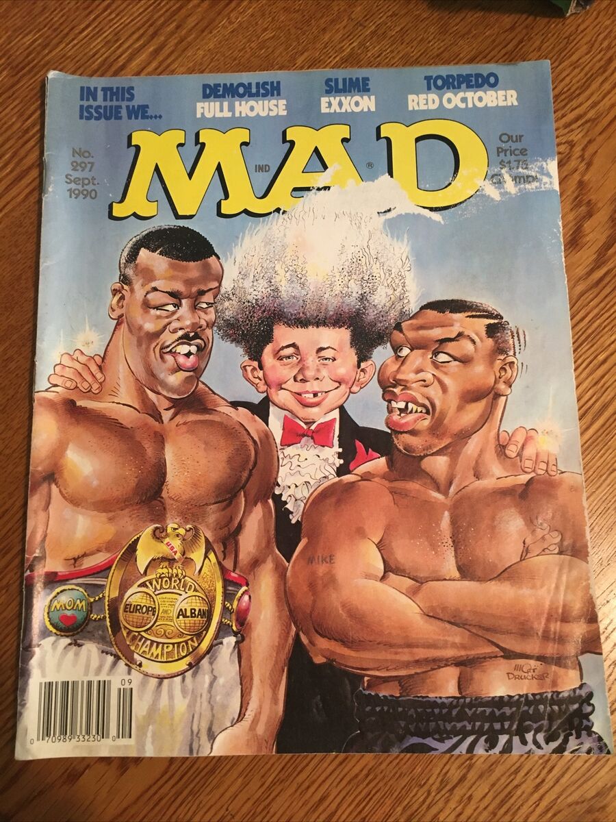 VINTAGE Mad Magazine No. 297 Sept 1990. MIKE TYSON | eBay VINTAGE Mad Magazine No. 297 Sept 1990. MIKE TYSON | eBay
