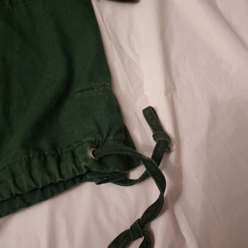 Cortavientos vintage J Crew verde tostado Anorak Heritage 1/4 cremallera para hombre X-grande años 90 Foto 3 de 4