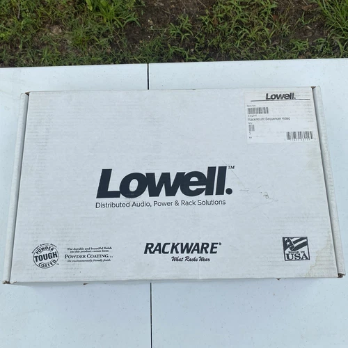 Lowell SEQR-4 Classic Power Sequencer, 4 Steps, 1U Rackmount Panel Rocker Switch