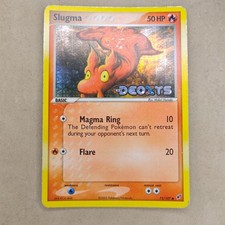 2005 Pokemon EX Deoxys 75/107 Slugma Reverse Holo Rare Vintage Card STAMPED MP on eBay