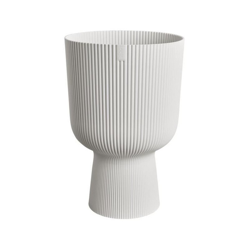 Pot de fleur Elho Vibes Fold blanc H 45 cm pour créer un coin de verdure au salon