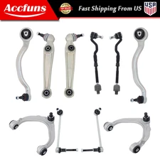 Front Control Arm & Bar Link Tie Rod End Kit For BMW X5 X6 2007 2008-2014 New
