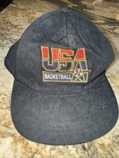 Vintage 1992 USA Olympics Basketball Dream Team McDonalds AJD Snapback Hat Cap