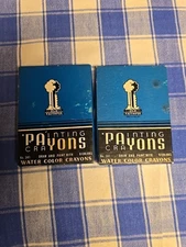 Two Vintage 1950s "Old Faithful" Painting Crayons No. 341-8 Water Color Crayons 
