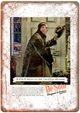1944 Vintage DeSoto Auto Advertisement Retro Look Reproduction Metal Sign A13930