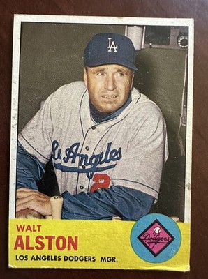 1963 Topps - Walter Alston #154