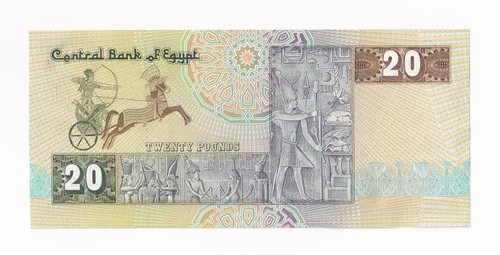 EGYPT-20 POUNDS-REPLACEMENT/300-1991-SIGN 18 SALAH HAMED-#0792903-PICK 52c*, UNC - 第 2/2 張圖片