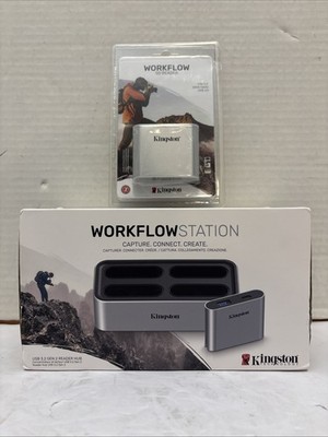 New/Sealed*Kingston Workflow Station USB 3.2 Generation 2 Reader Hub & SD Reader