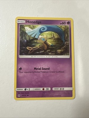 Pokemon Honedge 47/131 SM Forbidden Light NM