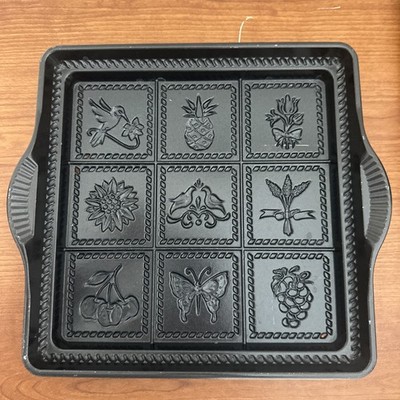 Nordic Ware English Shortbread Pan - Cast Aluminum, Flower & Fruit Design