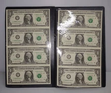 2 Sheets Of Uncut $1 Bills Series 2003A (World Reserve Monetary Exchange)