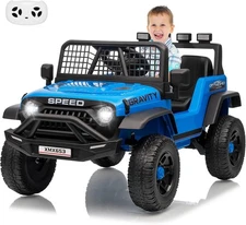 12V Ride On Truck Car, Kids Electric Vehicles Car With Parent Remote Control