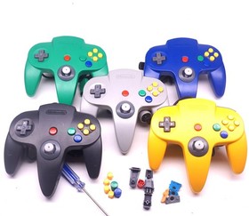 Nintendo 64 Controller OEM N64 NEW Tight Stick Benchmarked Red Blue - Pick Color