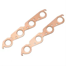 Summit Racing Exhaust Gaskets Header Copper Round Port Chevy Big Block Pair