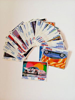 Kent Turbo Serie Sport 1-70 voll 70/70 Kaugummibilder chewing gum wrappers 