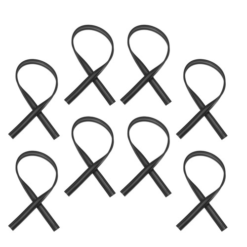 8 Pcs Wiper Strip Grill Squeegeesuper Flexible Silicone Front Windshield Wipers - Picture 8 of 12