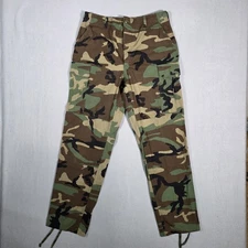 Propper Pants Mens Medium Camo Trousers Hot Weather Woodland Combat Army Cargo