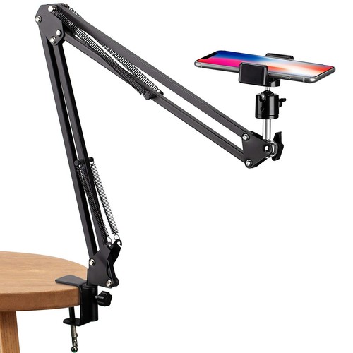 Overhead Video Stand Articulating Arm Flexible Cell Holder Stand Arm for Desk... - Photo 8 sur 8
