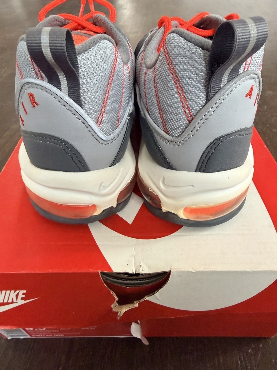 Nike Air Max 98 Total Crimson Wolf Grey Size 9.5 RARE Colorway Minimal Yellowing Nike Air Max 98 Wolf Grey Total Crimson main image 3