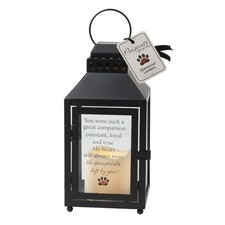 Pawprints Left by You Memorial Gifts Metal Lantern - A Heartfelt Remembrance ...