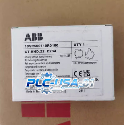 1PCS New ABB 1SVR500110R0100 CT-AHD.22 E234 Time Relay 0.05s-100h  Fast delivery