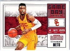 2018 Panini Contenders Draft Picks #30 Chimezie Metu Game Day Ticket