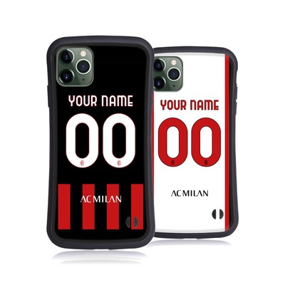 CUSTOM PERSONALIZED AC MILAN 2022/23 KIT HYBRID CASE FOR APPLE iPHONES PHONES