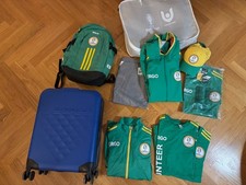UEFA EURO 2024 Fußball EM Uniform Berlin Rucksack + Koffer + seltene Goodies