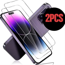 2 Packs Tempered Glass Screen Protector Protection Film for iphone 13/14/15/16