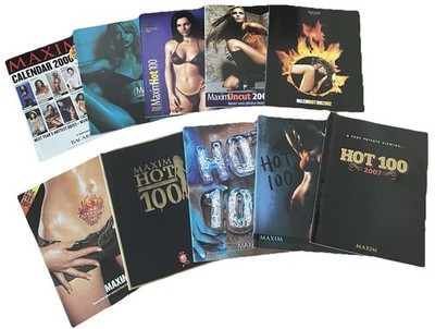Maxim Hot 100 Lot Magazines 2000 2007 Special Editions Bundle Supplemental 10