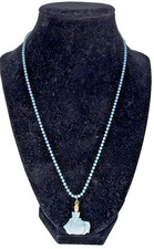 Disney Cinderella Necklace Beaded Chain Fairy Tale Pendant Girls Kids Jewelry