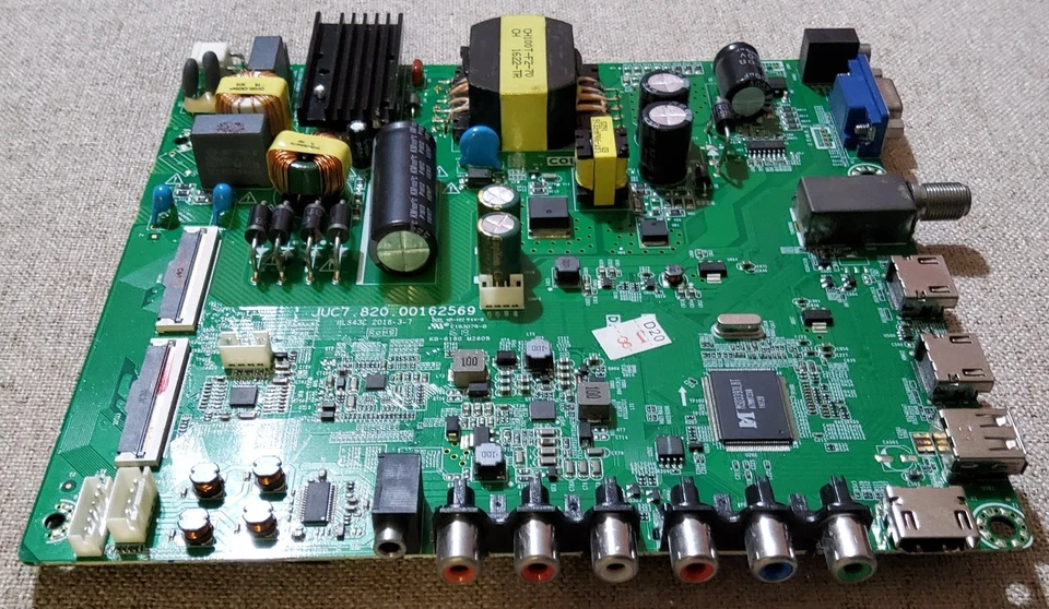 Материнская плата RCA 50G850152608-A1 для телевизора LED50E45RH, JUC7.820.00162569, V23.000D - Изображение 2 из 4