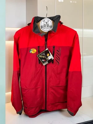 Bass Pro Shops 100 MPH GORE-TEX Rain Parka Jacket Hooded Red XLT NWT - Image 1 of 4