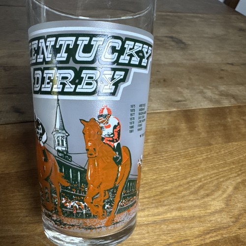 1980 Kentucky Derby Mint Julep Churchill Downs Official Cocktail Glass Barware - Imagen 7 de 11