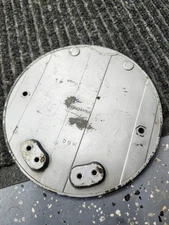 80-82 C3 Corvette Fuel Door Cover Rear Gas Tank Filler Lid OEM has a DENT Flaws