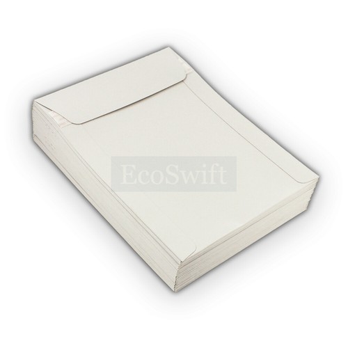 400 - 11" x 13.5" EcoSwift White Photo Ship Flats Cardboard Envelope Mailers - Picture 7 of 8